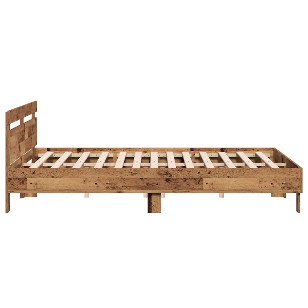 Krevetna konstrukcija Staro drvo 203 x 185 x 70 cm