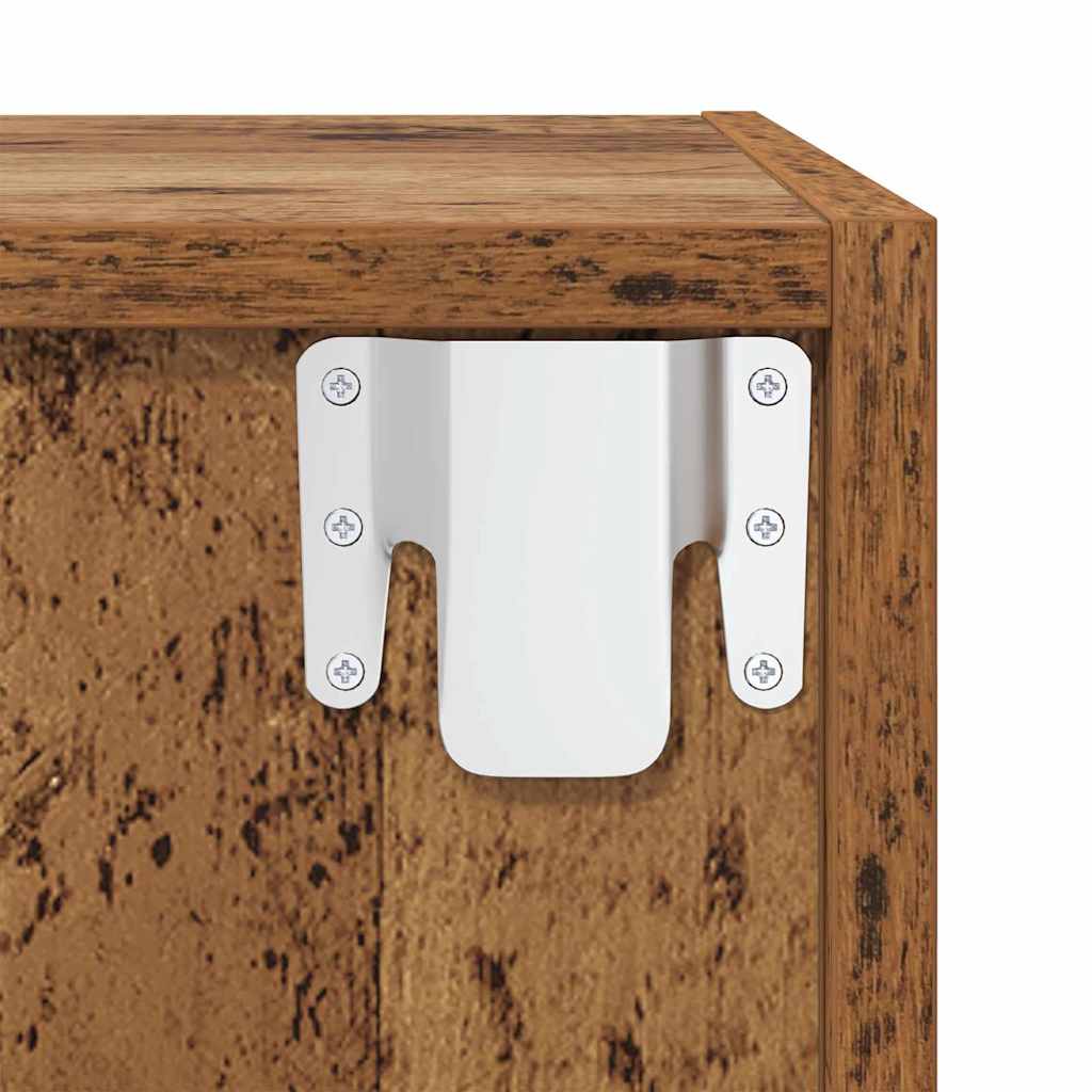 Ormar za Zid 2 pcs Staro drvo 37 x 37 x 37 cm Konstruirano drvo