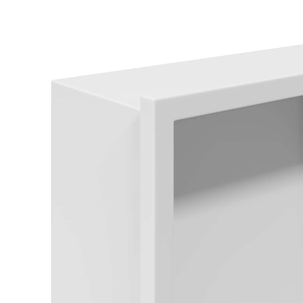 Ničica za tuš Bijeli 90 x 30 x 9,5 cm Nehrđajući čelik