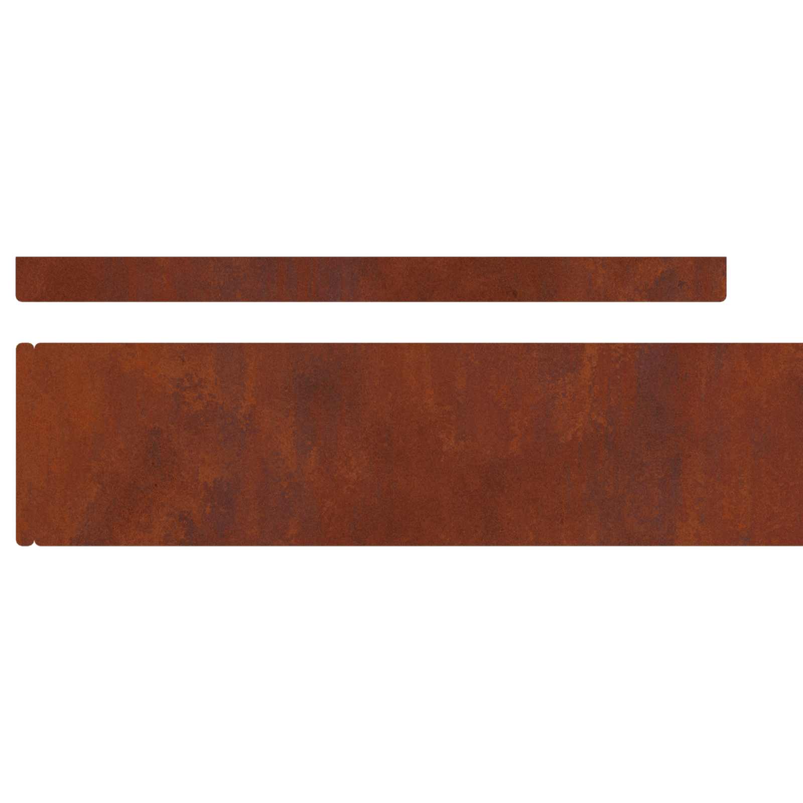 Ograda oko Travnjaka 4 pcs Rđa 450 x 0,05 x 10 cm