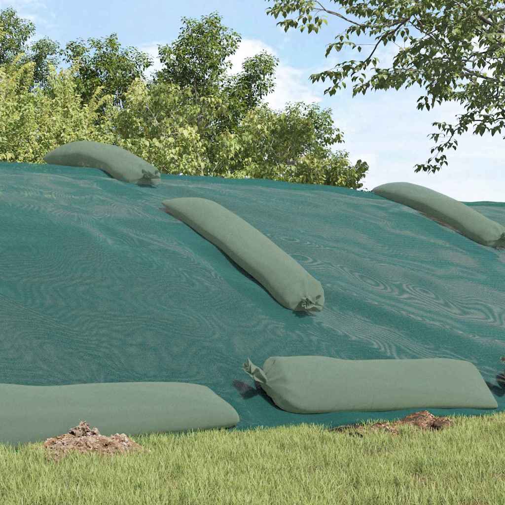 Pokrivač za silos Zelena 10 x 5 m HDPE