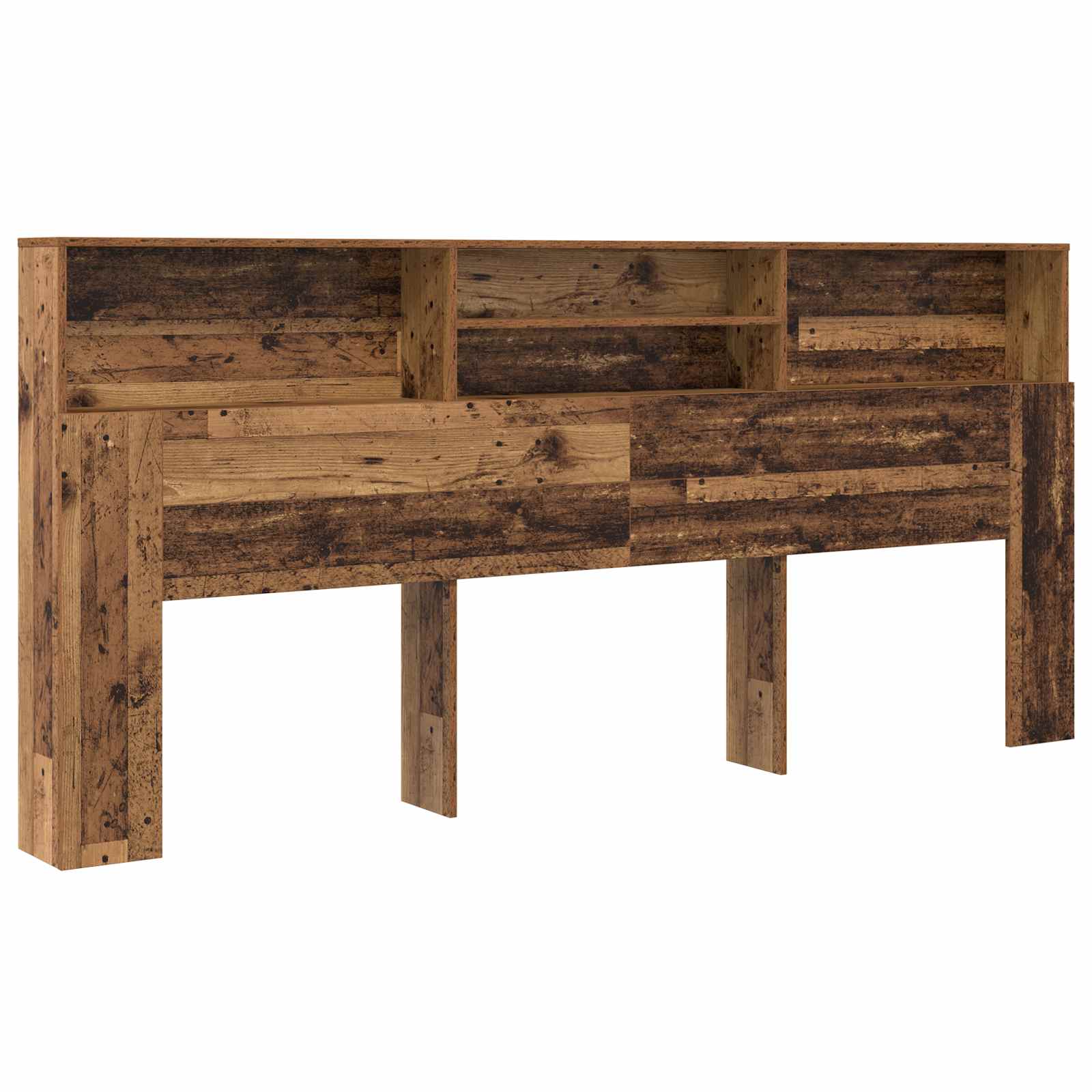 Glava kreveta s ormarićem Zidne Staro drvo 220 x 19 x 101,5 cm