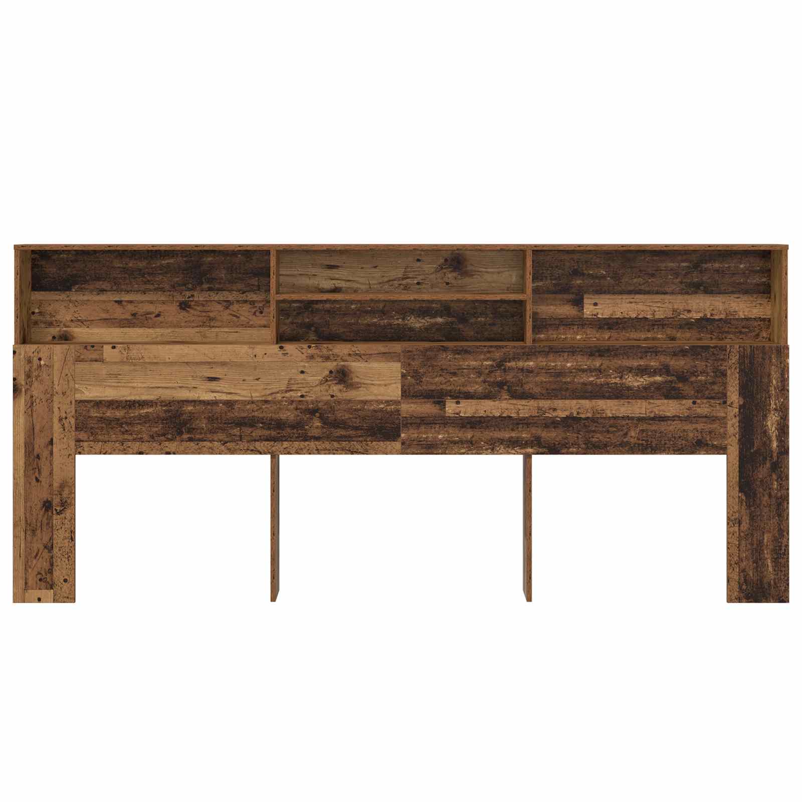 Glava kreveta s ormarićem Zidne Staro drvo 220 x 19 x 101,5 cm