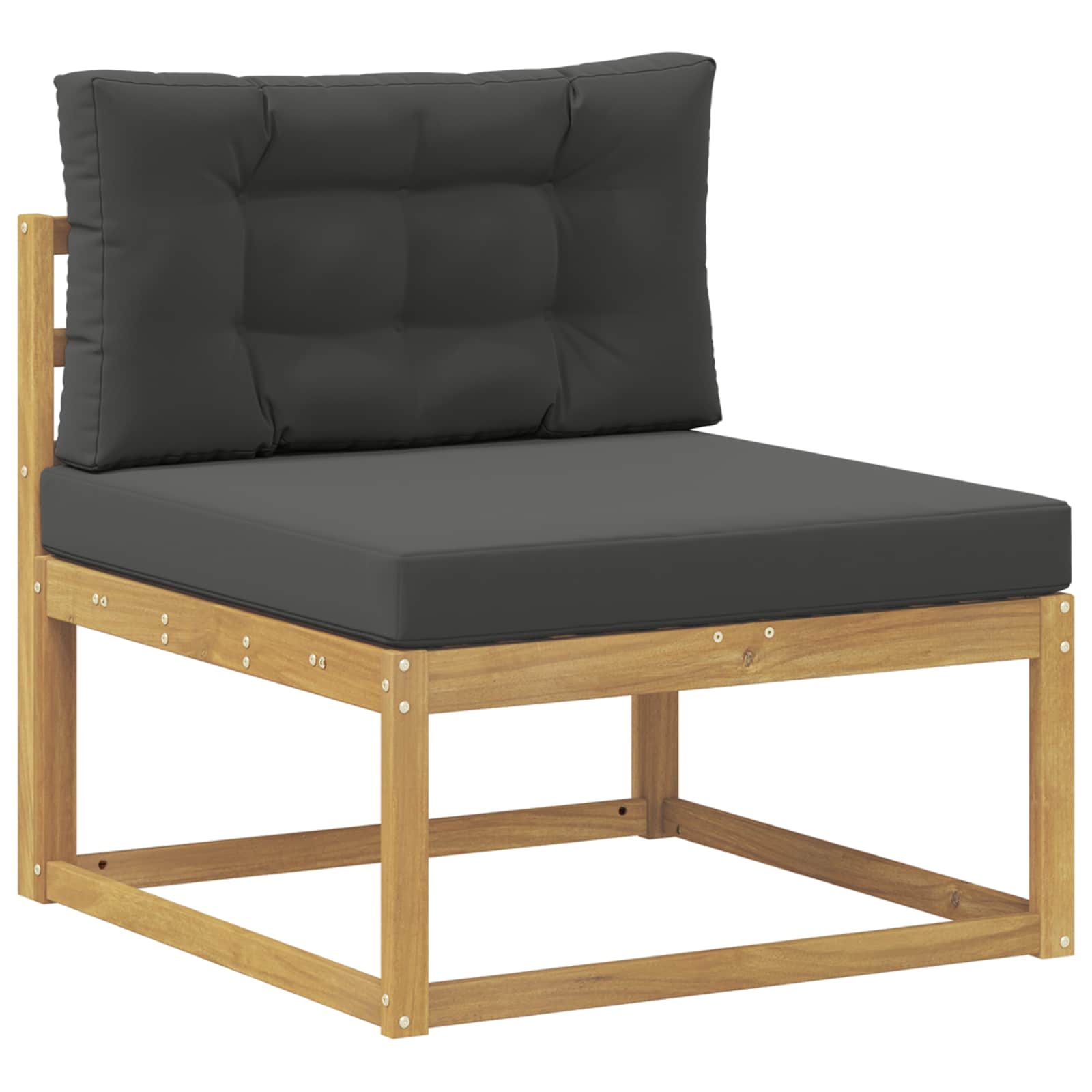 Set vanjskih sofa s jastukom 4 pcs Bijela i antracit