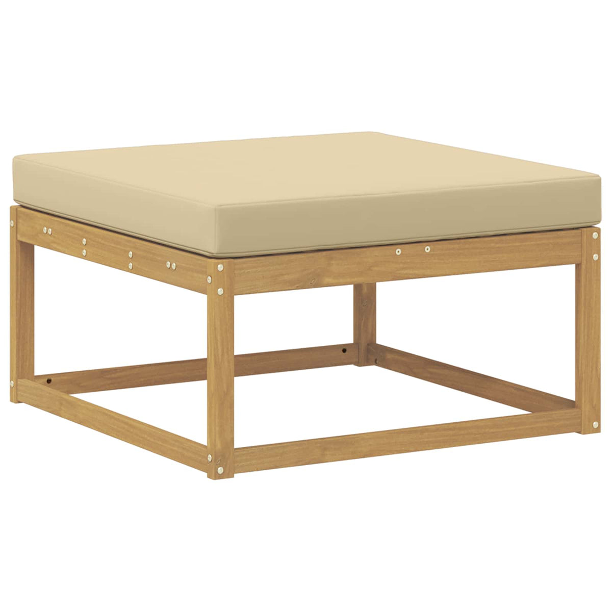 Set vanjskih sofa 8 kom. Bijela i bež 404 x 245,5 x 73 cm