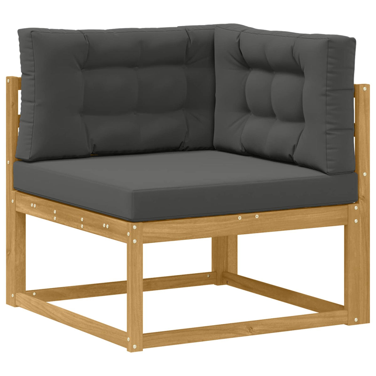 Set vanjskih sofa 6 kom. Bijela i antracit 325 x 168,5 x 73 cm