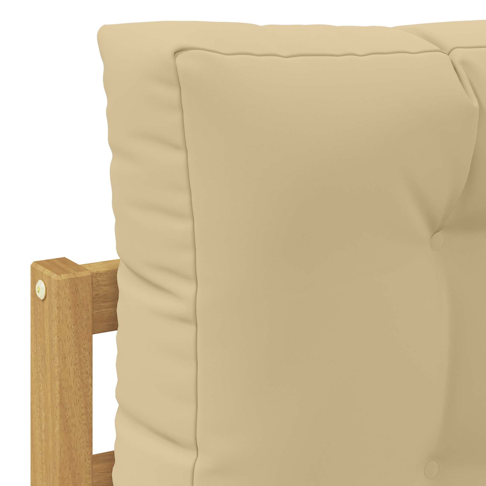 Set vanjskih sofa s jastukom 10 pcs Bijela i bež