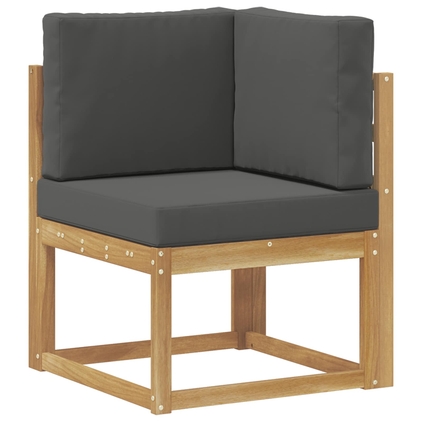 Set vanjskih sofa s jastukom 4 pcs Bijela i antracit