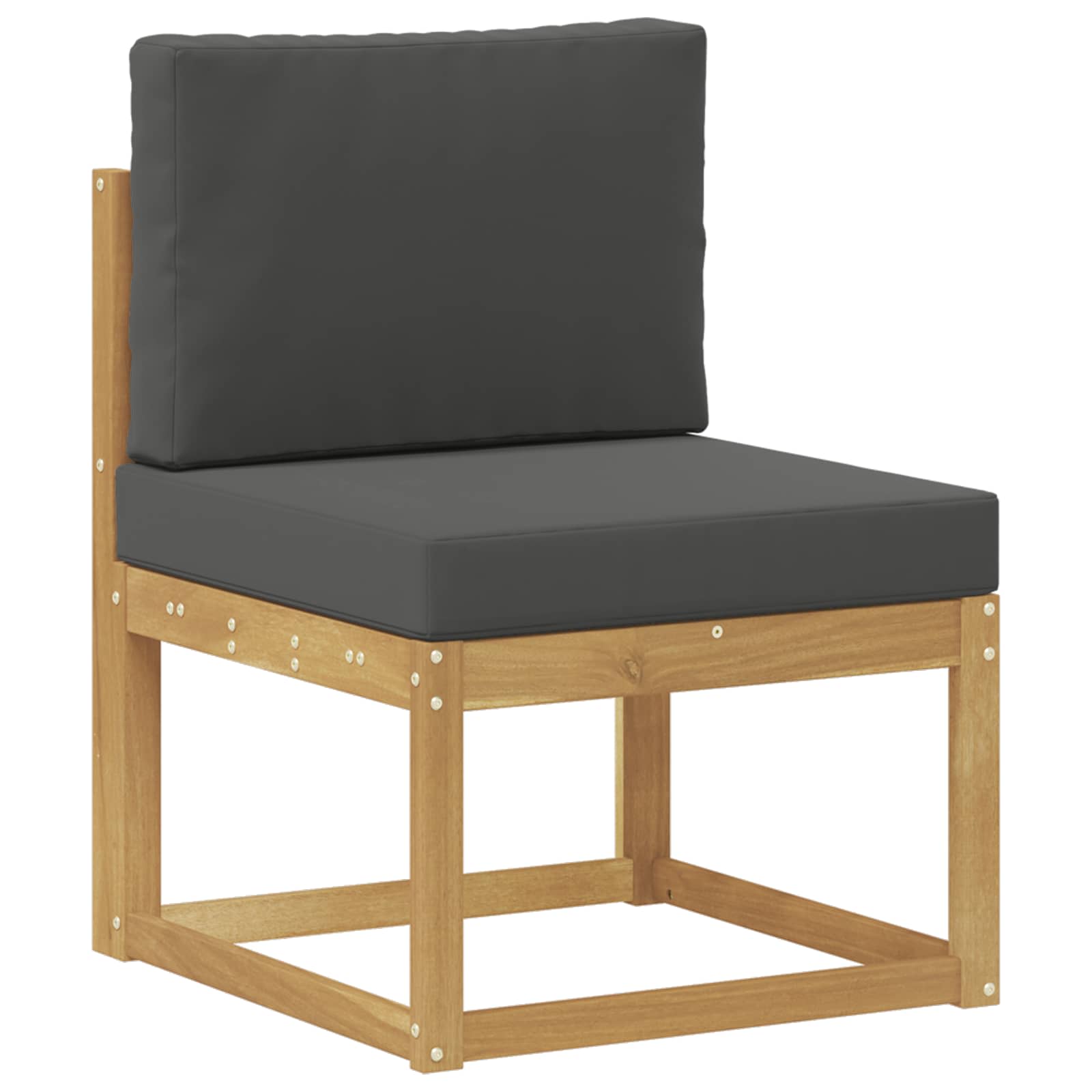 Set vanjskih sofa s jastukom 4 pcs Bijela i antracit