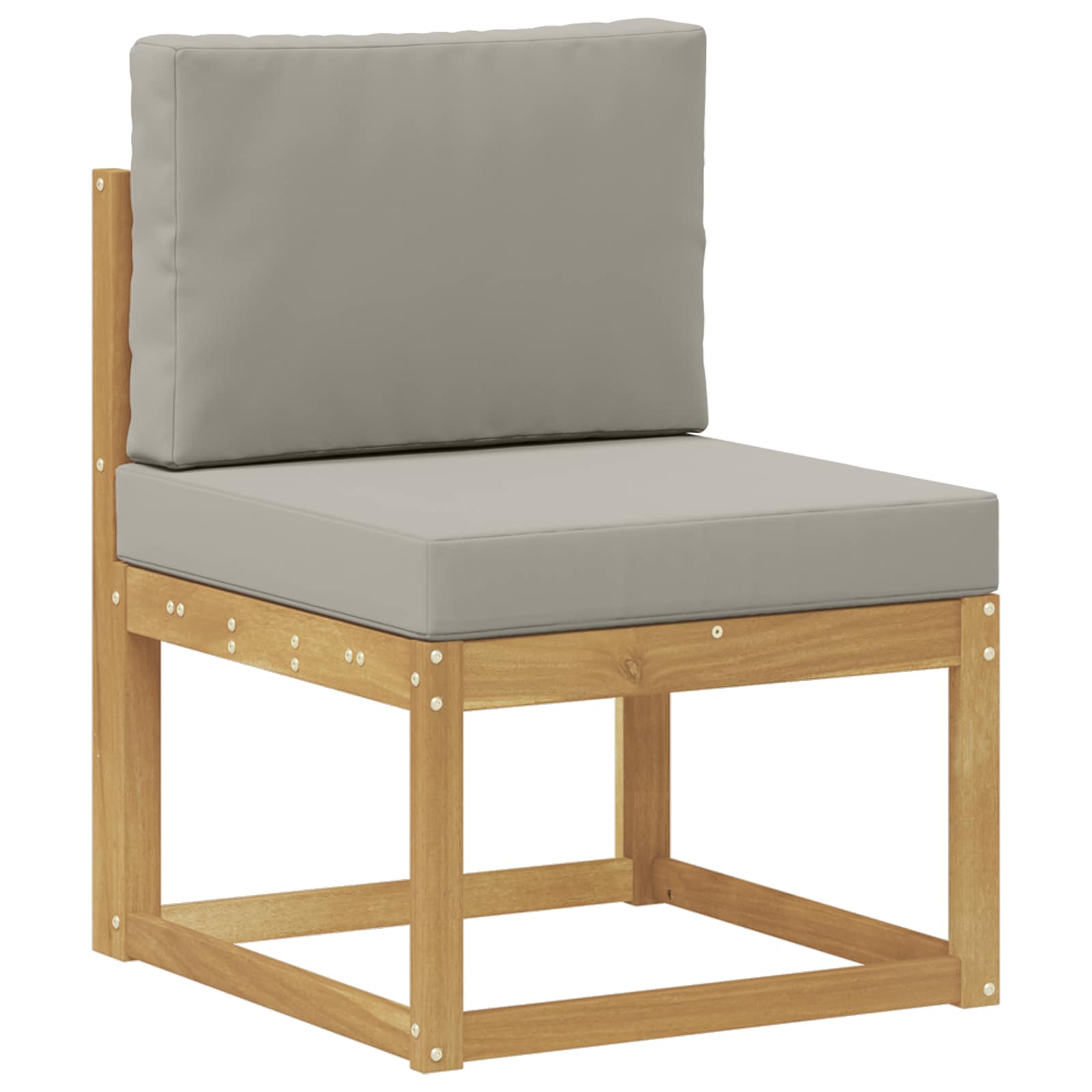 Set vanjskih sofa s jastukom 7 Komad Bijela