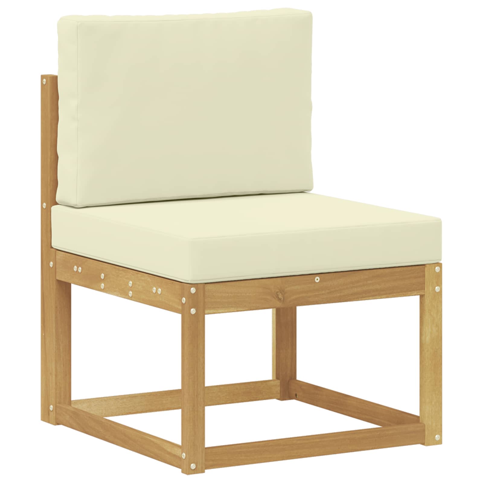 Set vanjskih sofa s jastukom 11 pcs Bijela i krem