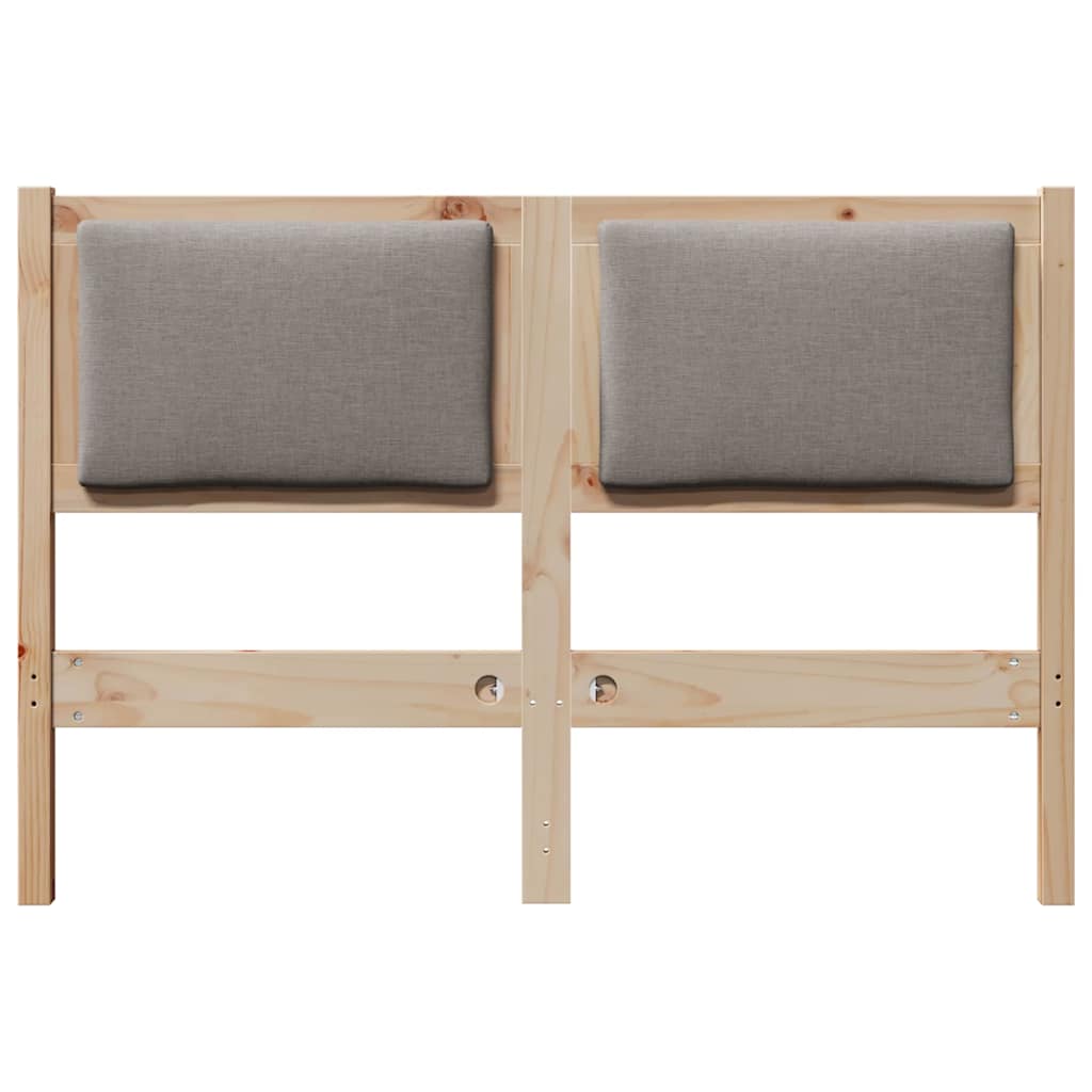 Uzglavlje Smeđa Masivna borovina 120 cm