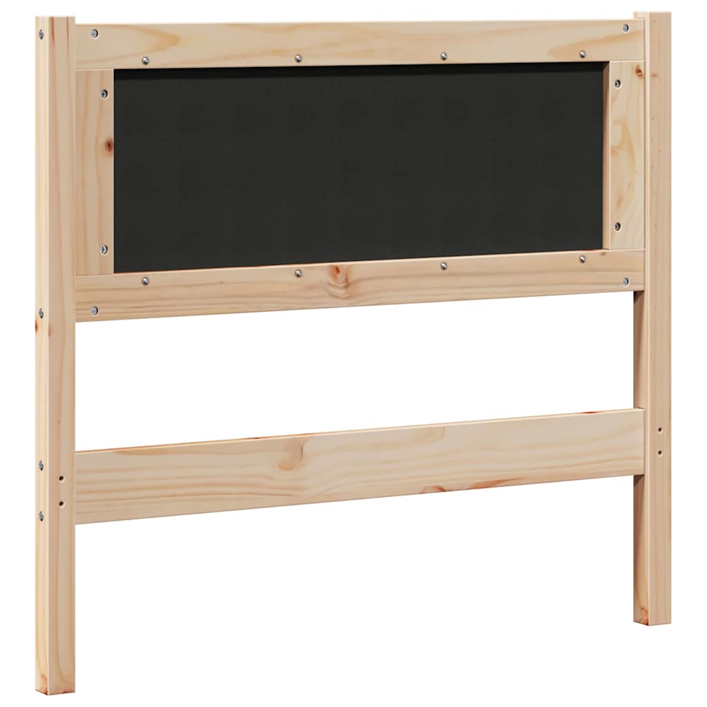 Uzglavlje Smeđa Masivna borovina 90 cm