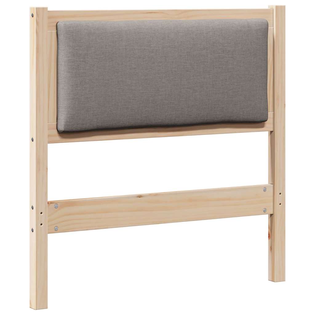 Uzglavlje Smeđa Masivna borovina 75 cm