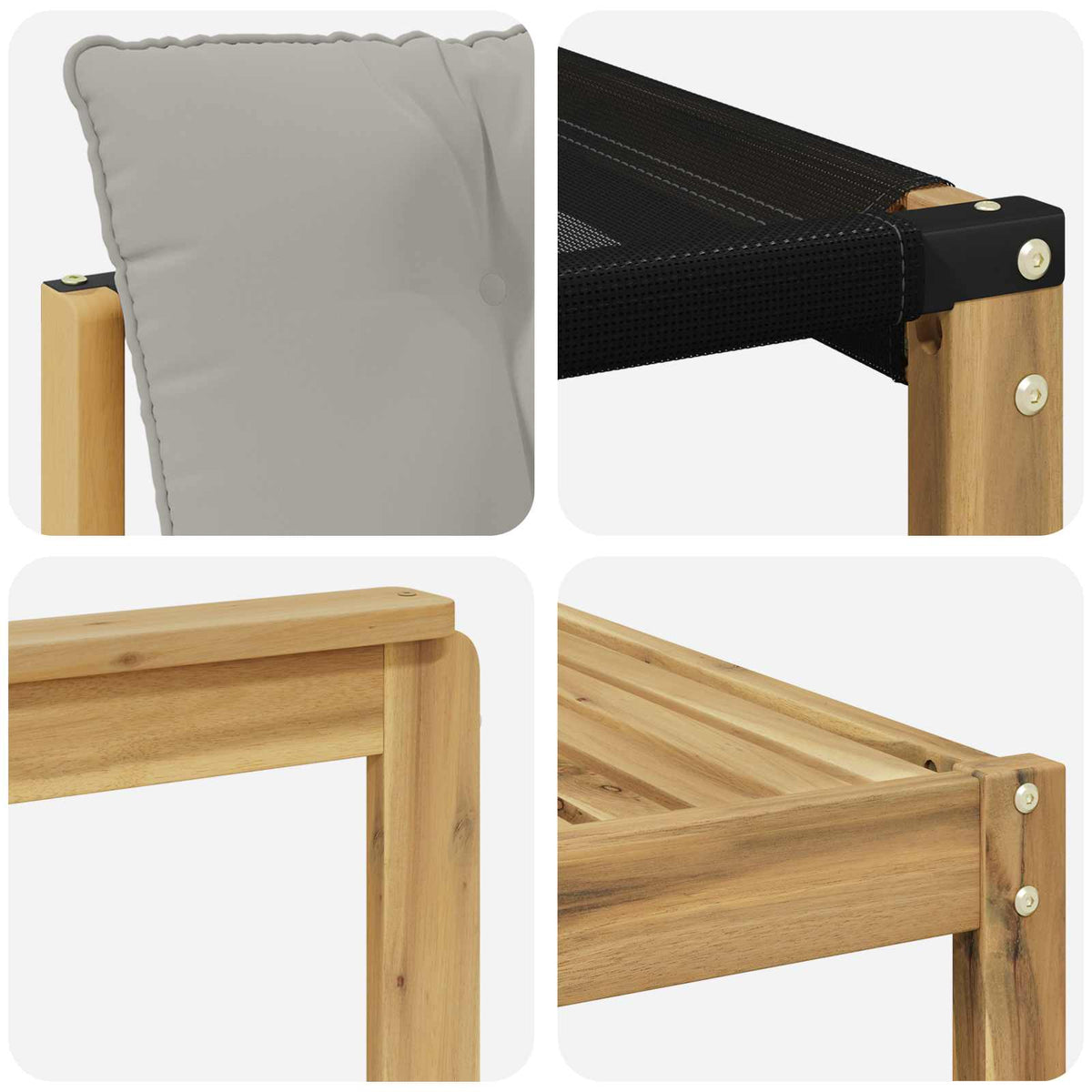 Set vanjskih sofa 8 kom. Bijela i svjetlosiva
