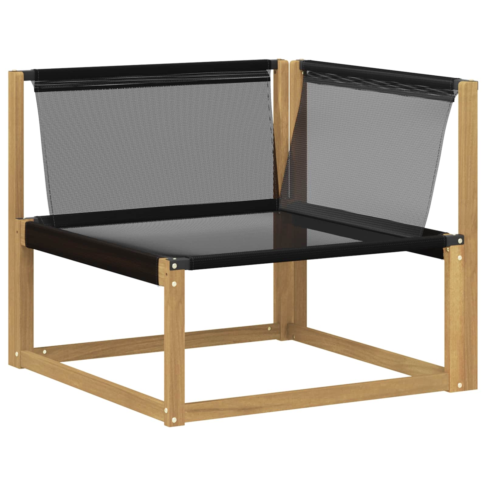 Set vanjskih sofa s jastukom 5 pcs Bijela i crna