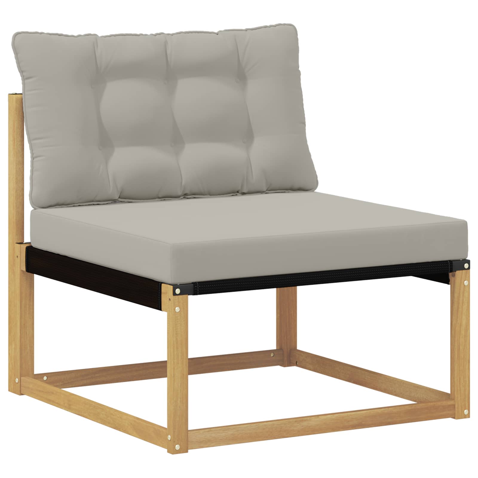 Set vanjskih sofa 9 pcs Bijela i svjetlosiva