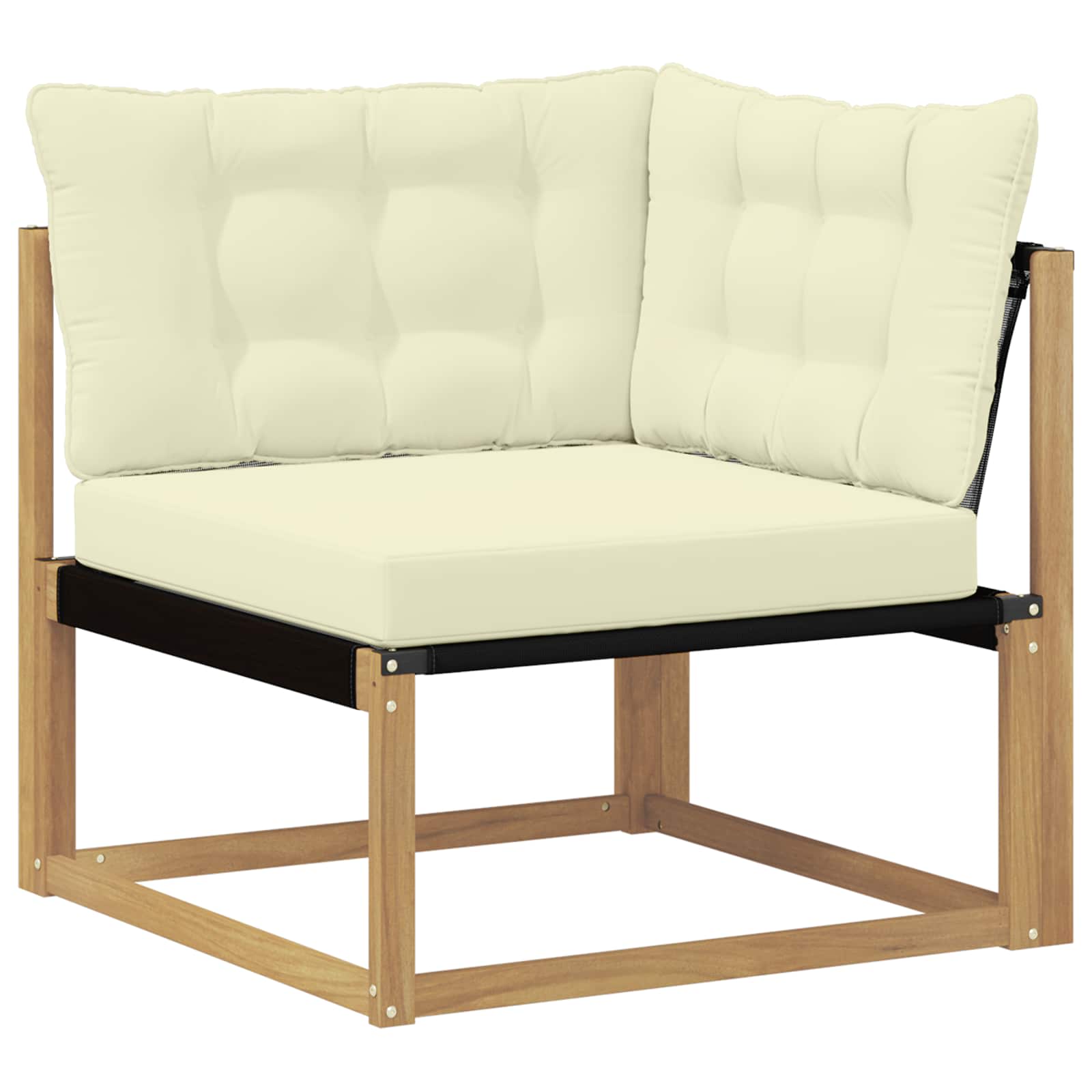 Set vanjskih sofa s jastukom 11 pcs Bijela i krem