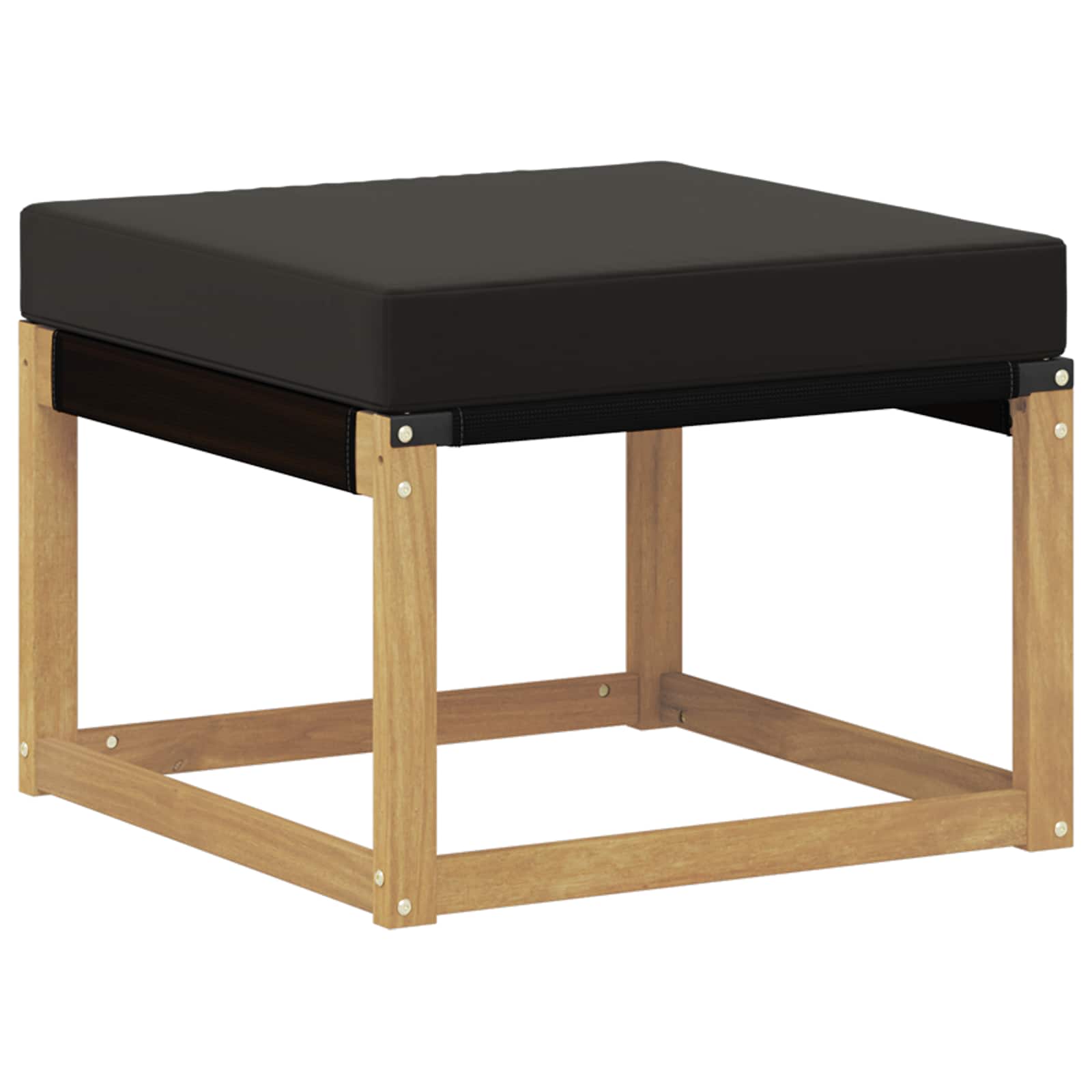 Set vanjskih sofa s jastukom 5 pcs Bijela i crna