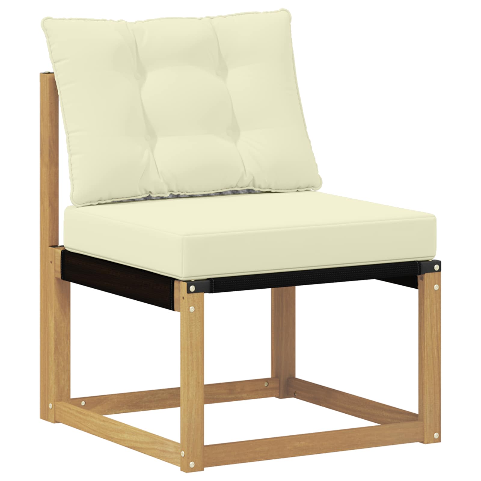 Set vanjskih sofa s jastukom 11 pcs Bijela i krem