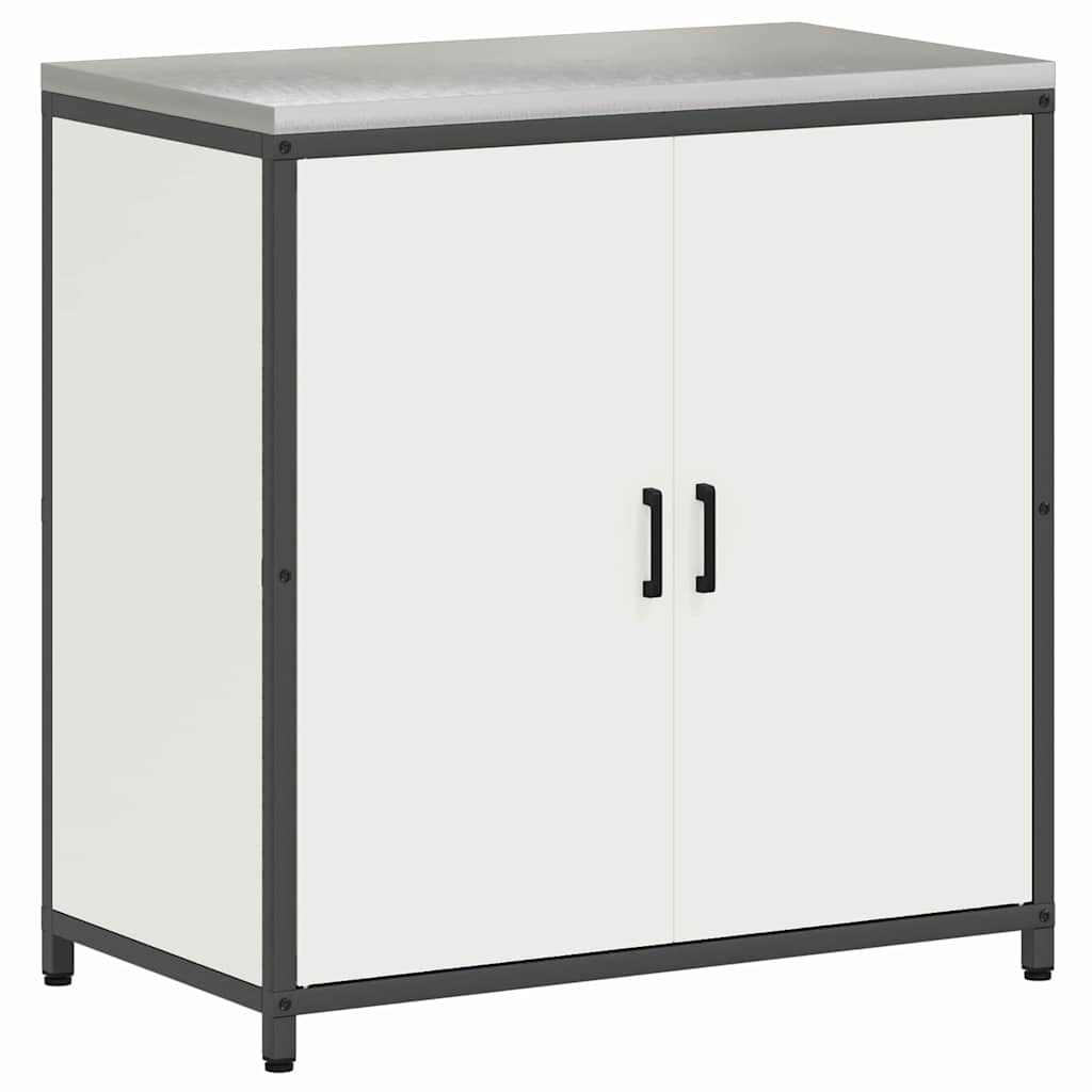 Kuhinjski set za pohranu HATTEM 2 pcs Bijela Čelična vrata
