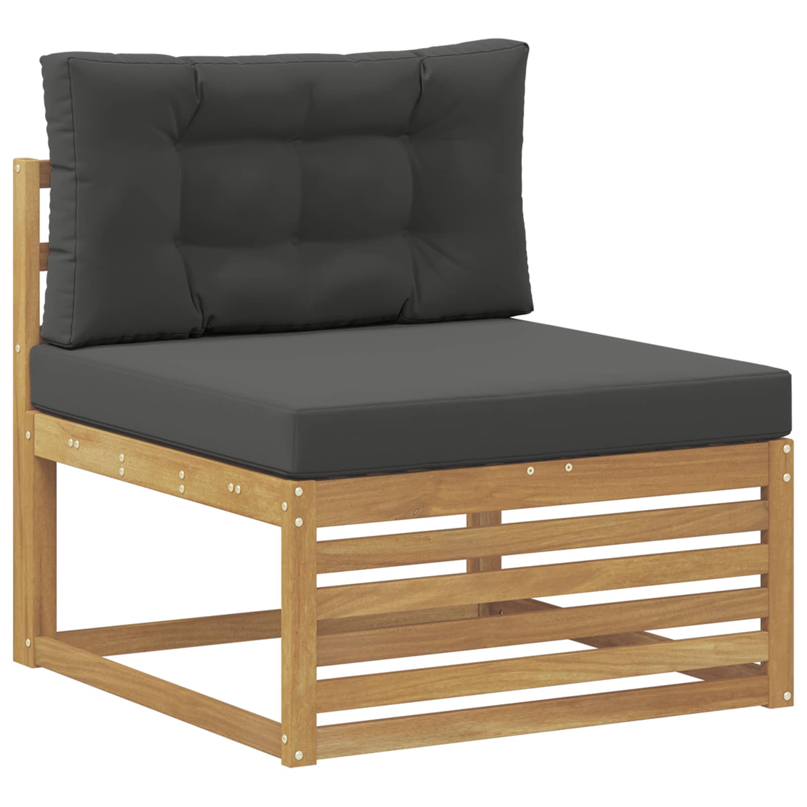 Set vanjskih sofa 6 pcs Bijela i antracit
