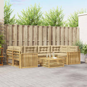 Set vanjskih sofa 7 kom. Bijela i bež