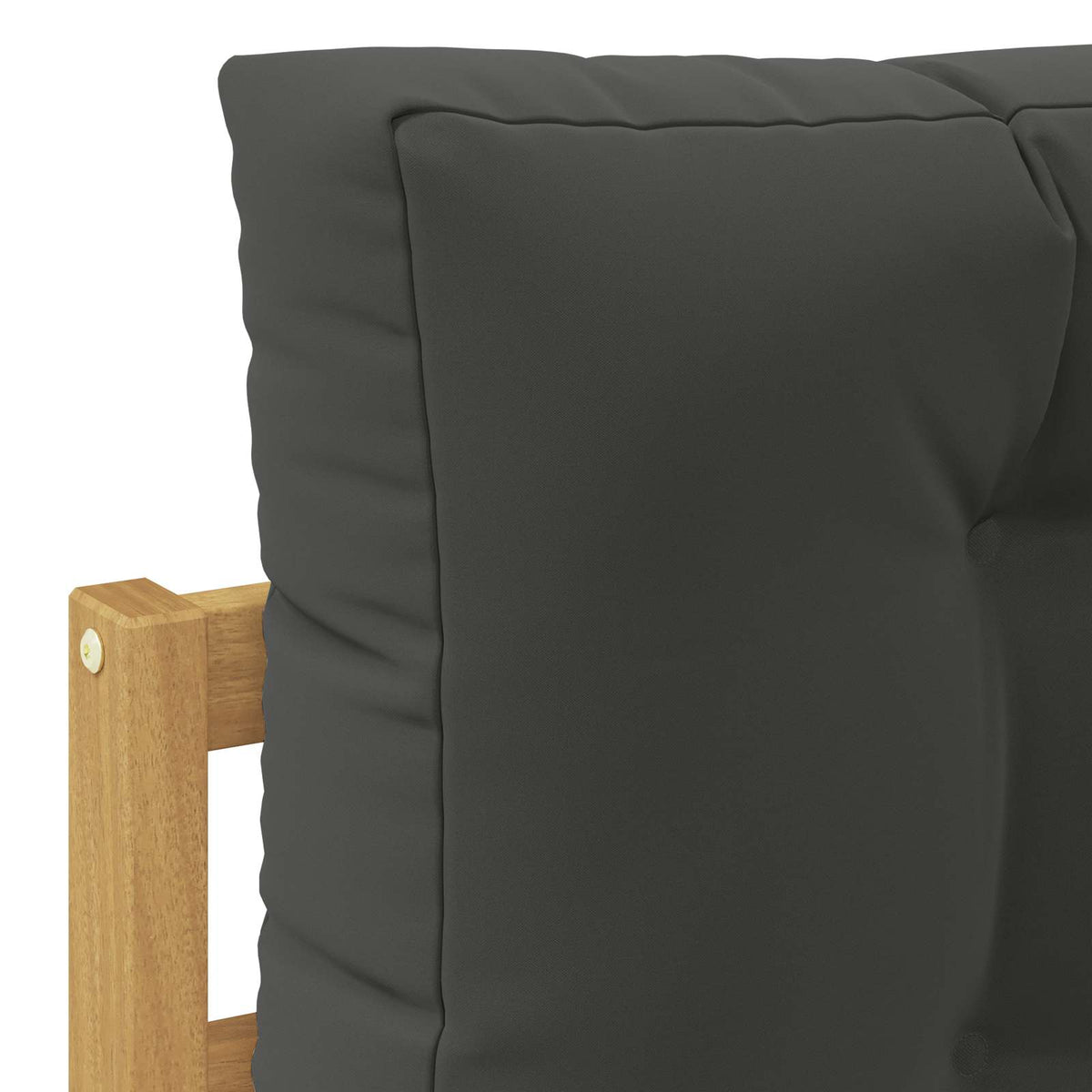 Set vanjskih sofa 7 kom. Bijela i antracit Čvrsto drvo akacije 404 x 170,5 x 73 cm