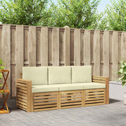 Setovi sofa 3 kom. Bijela i krem Poliester 197.5 x 63 x 73 cm