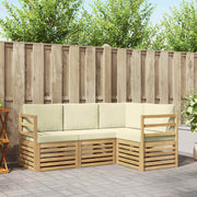 Set vanjskih sofa 4 kom. Bijela