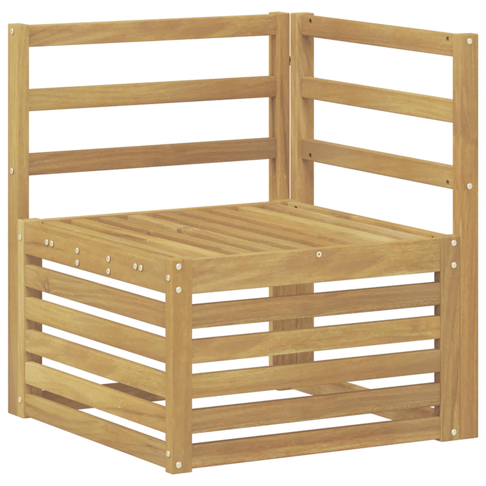 Set vanjskih sofa 5 pcs Bijela 59 x 59 x 37 cm