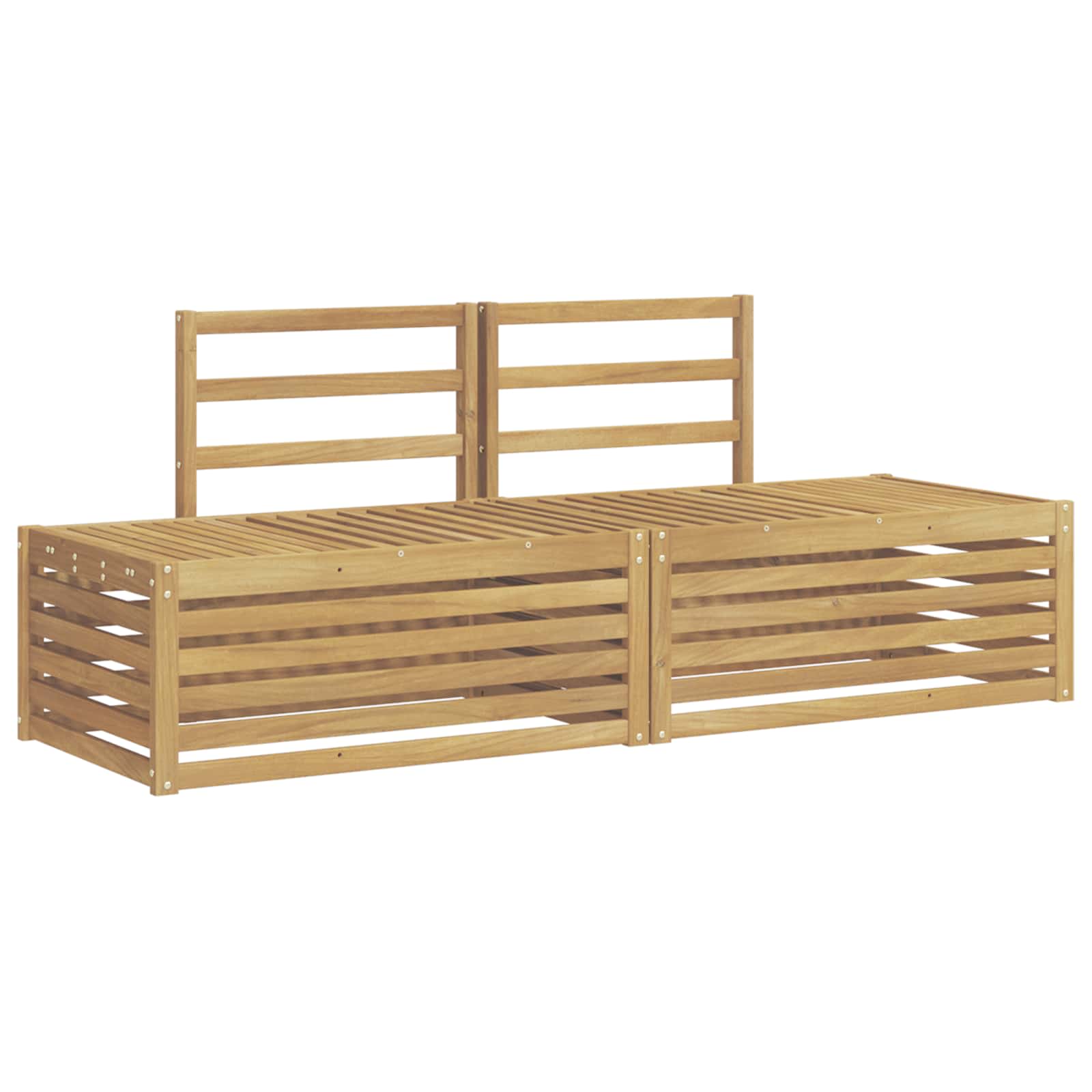 Set vanjskih sofa 3 Komad Bijela 182,5 x 63 x 73 cm