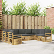 Setovi sofa Čvrsto drvo akacije Smeđa 304 x 189,5 x 73 cm