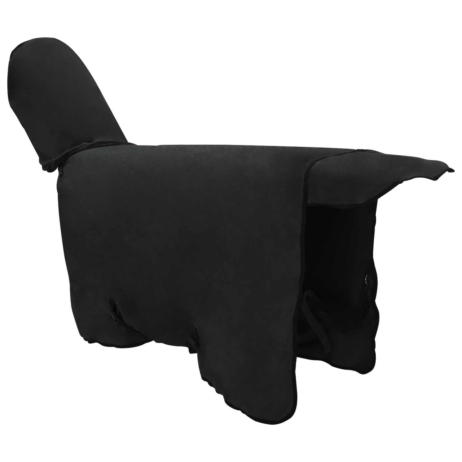 Pokrivač za konje Crna 115 cm Poliester