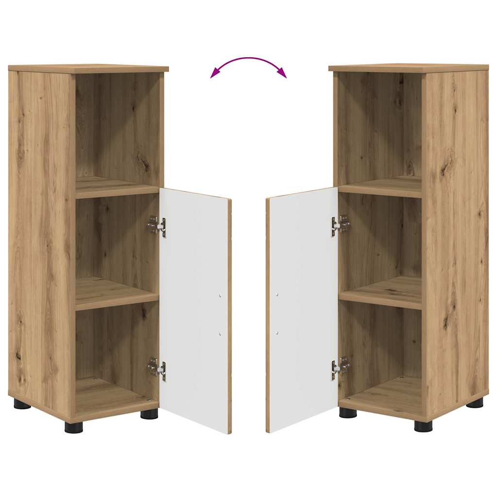 Set namještaja za kupaonicu 3 kom. Umjetnički hrast Smeđa 76,5 x 35 x 64 cm