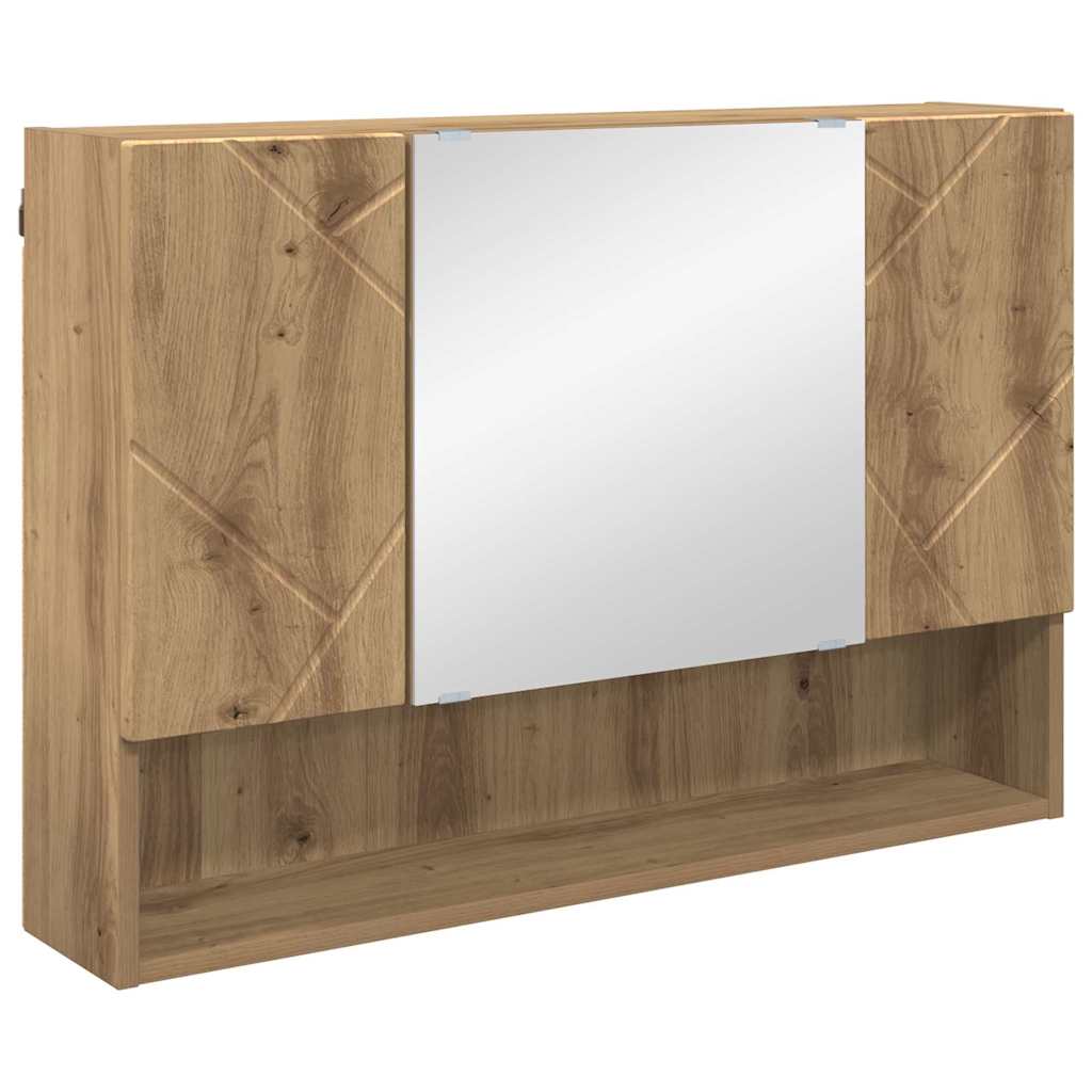 Set namještaja za kupaonicu 4 kom. Umjetnički hrast Smeđa 35 x 30 x 192 cm