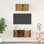 Set TV komoda 2 kom. Staro drvo Konstruirano drvo