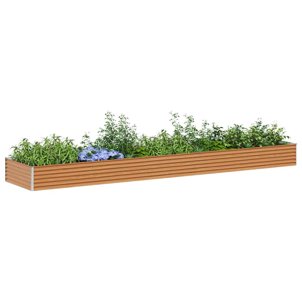 Povišena vrtna gredica 485 x 100 x 36 cm Cinkani čelik