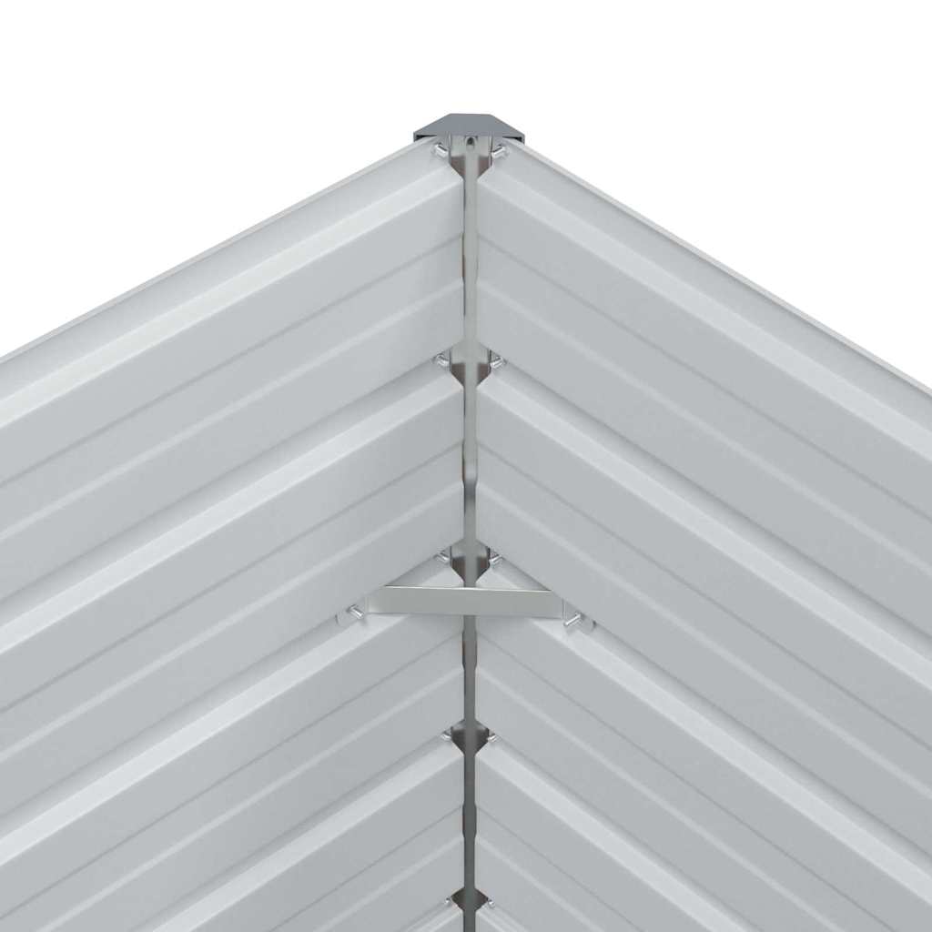 Povišena vrtna gredica Svijetlosmeđa 240 x 40 x 77 cm