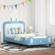 Krevet za djecu s uzglavljem Plava 80 x 200 cm PU