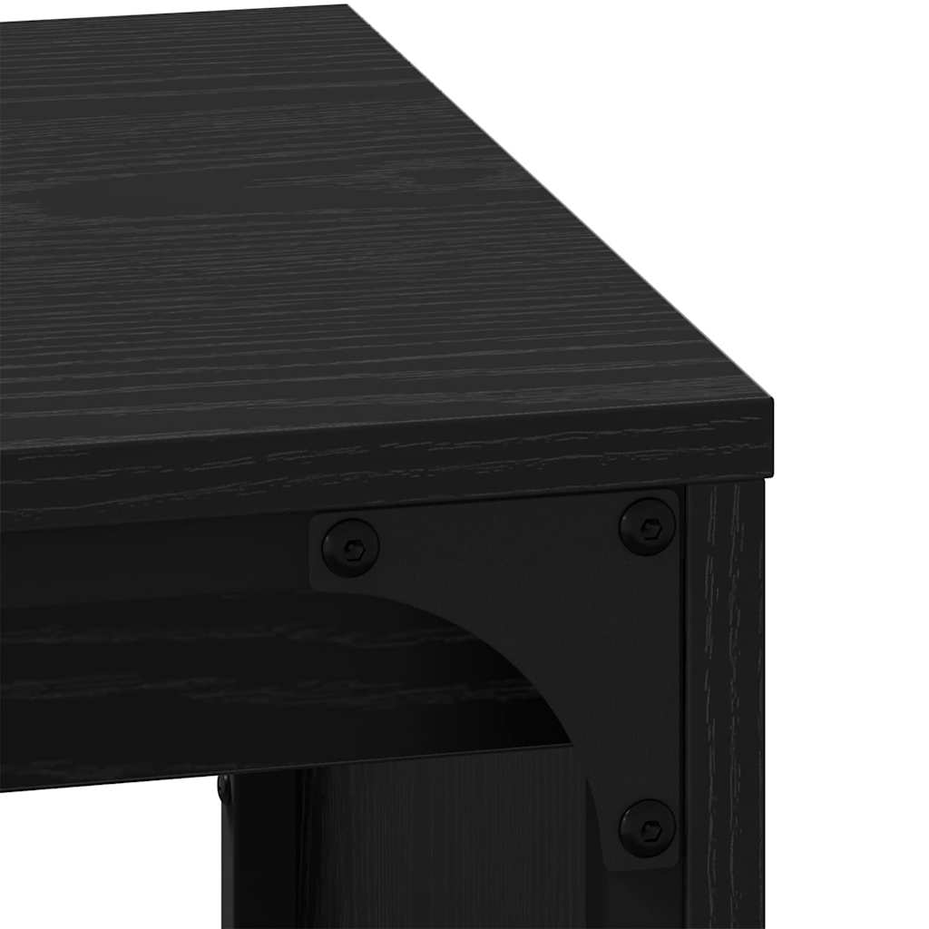 Kava Stol 3 kom. Crni hrast 60 x 35 x 56 cm Konstruirano drvo