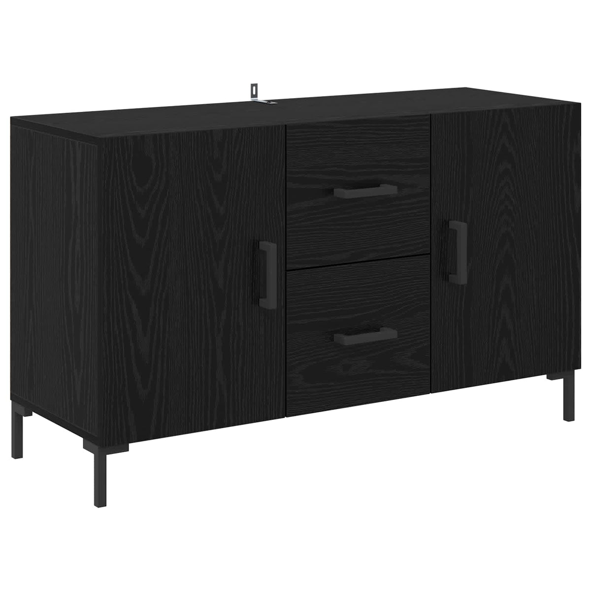 Kreveta Crni hrast 100 x 36 x 60 cm Konstruirano drvo
