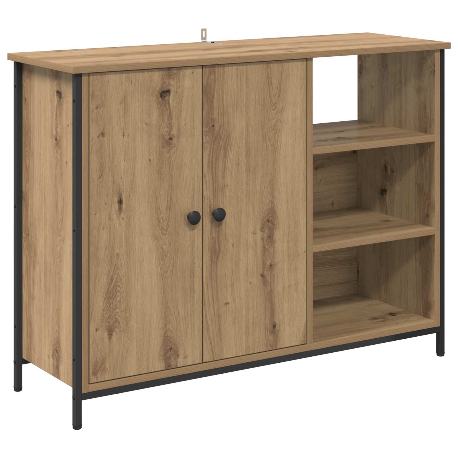 Kreveta Umjetnički hrast 100 x 33 x 75 cm Konstruirano drvo