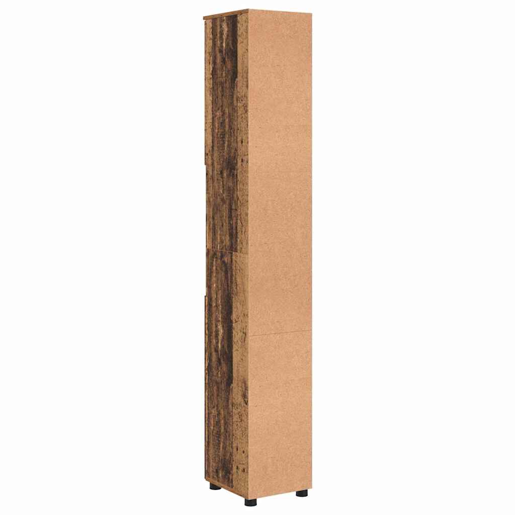 Kupaonski ormar s pohranom Staro drvo 30 x 35 x 192 cm