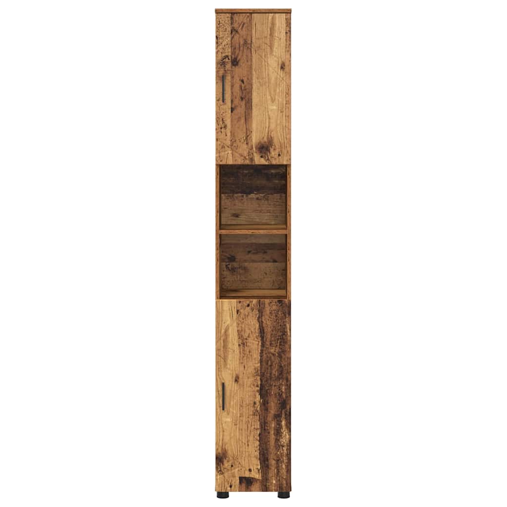 Kupaonski ormar s pohranom Staro drvo 30 x 35 x 192 cm