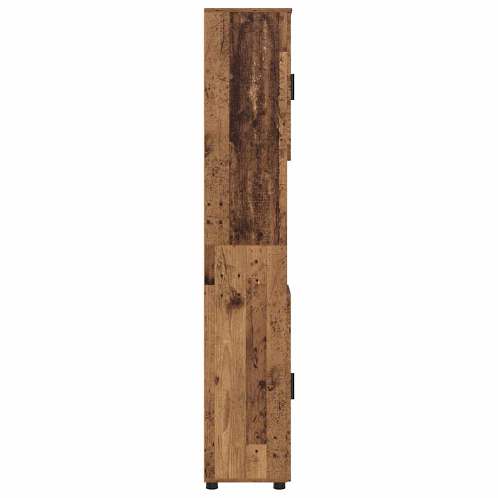 Kupaonski ormar s pohranom Staro drvo 30 x 35 x 192 cm