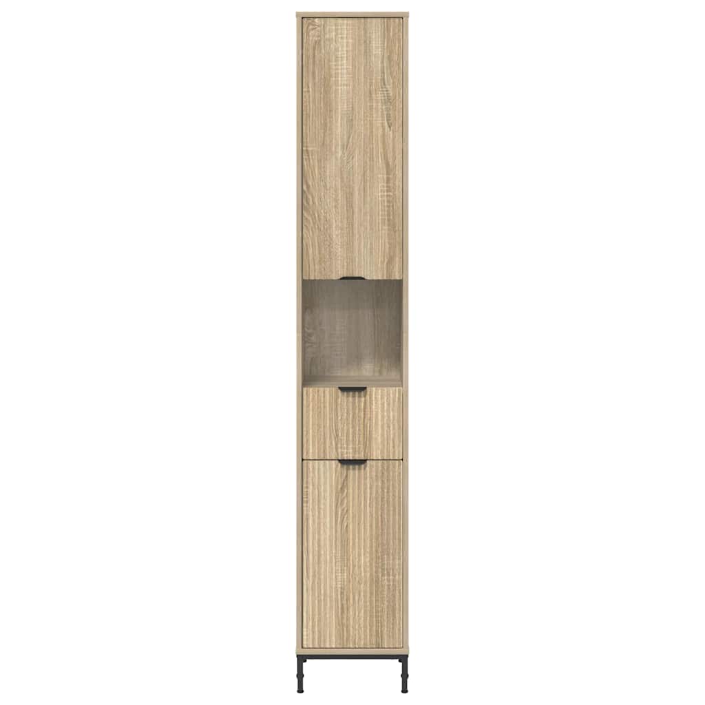 Kupaonski ormar s ladicama Sonoma hrast 31,5 x 33 x 190 cm