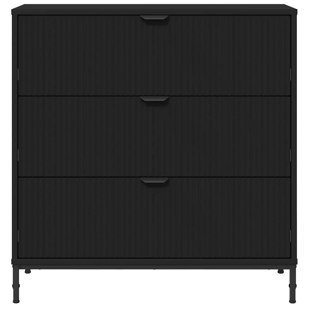 Kreveta s ladicama Crna 79,5 x 33 x 82 cm Konstruirano drvo
