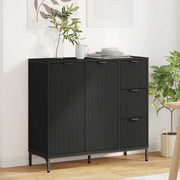 Kreveta s ladicama Crna 89,5 x 33 x 82 cm Konstruirano drvo