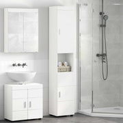 Set ormarića za kupaonicu TULUM Bijelo 37 x 31,5 x 203 cm